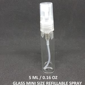 5ML / 0.16 OZ Glass Spray